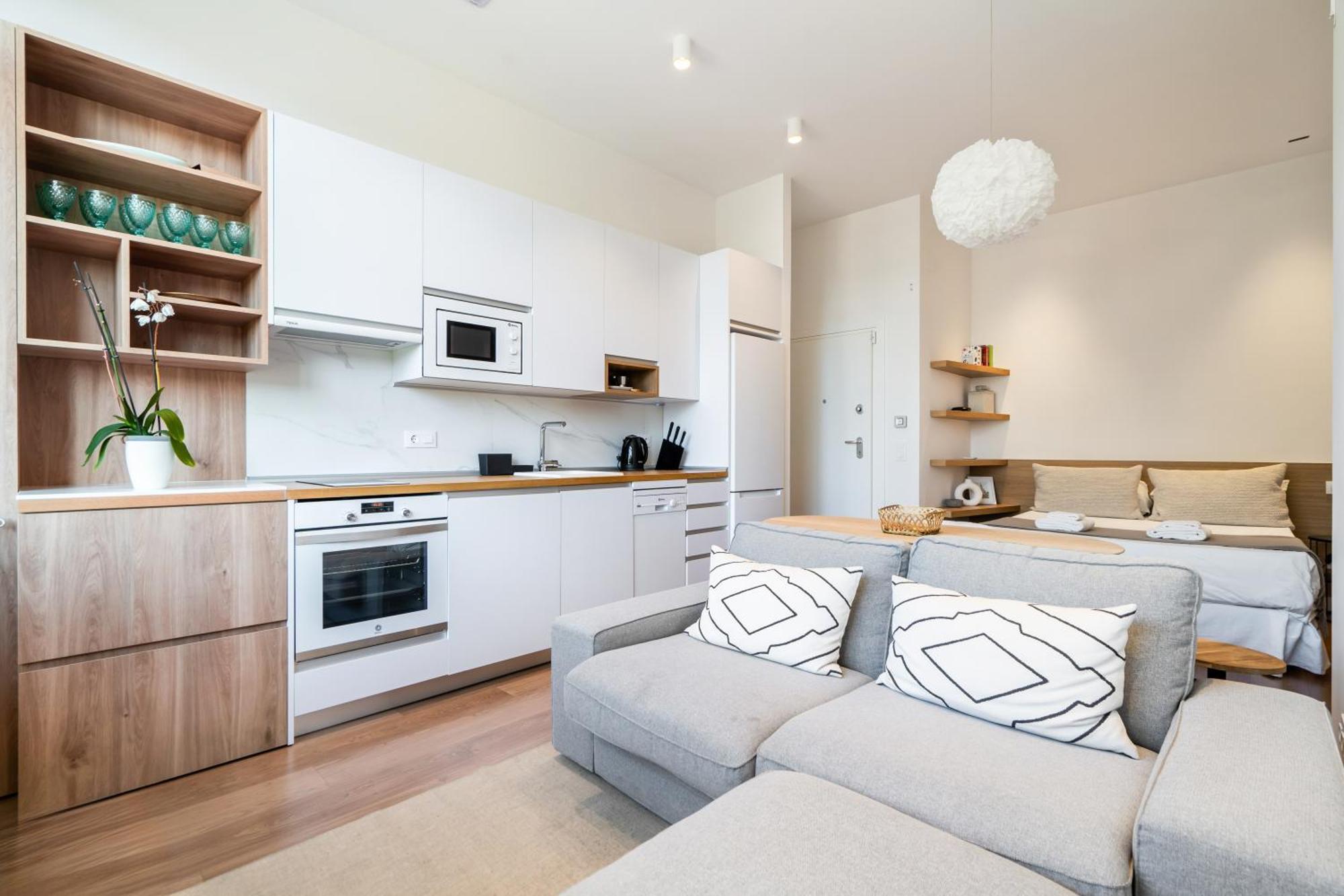 Encantador Estudio Chamartin Madrid Bagian luar foto